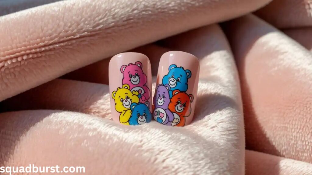 27 Care Bear Nail Designs That Will Melt Your Heart