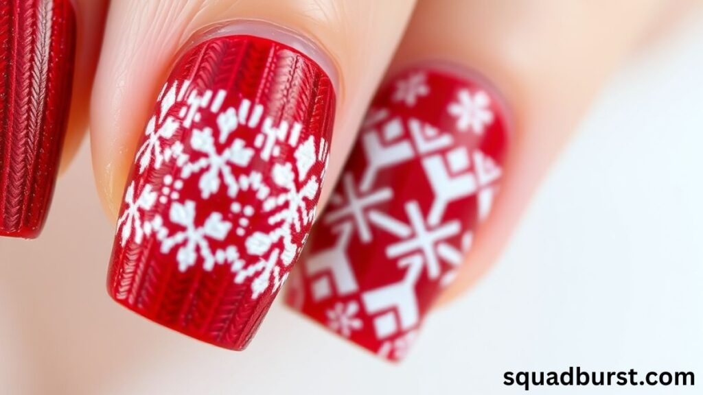 Best 29 Red Christmas Nail Designs of the Popular Choices