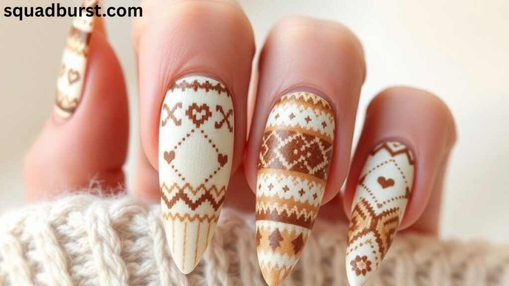 Beyond Basic: 31 Coziest Sweater Nail Designs for the Winter!