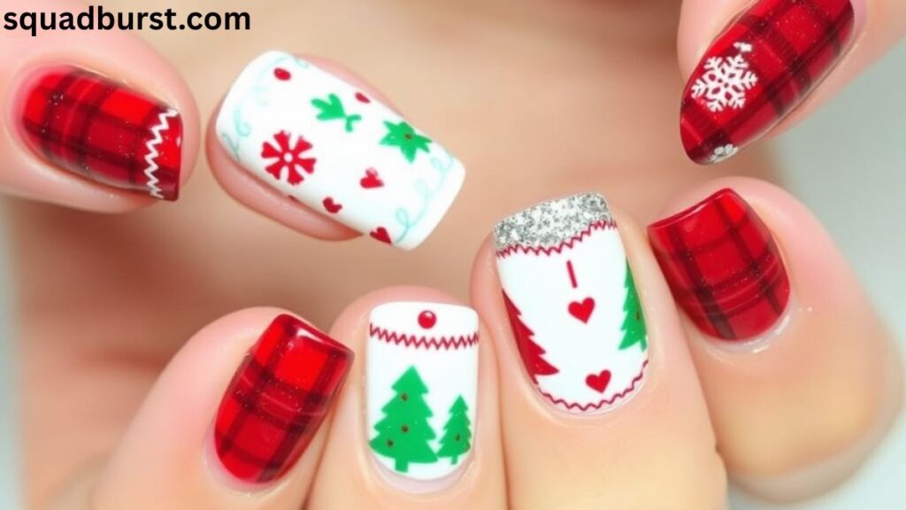 28 Candy Cane-Inspired Red and White Christmas Nail Designs to Love and Wear!
