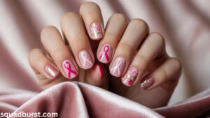 16 Powerful Breast Cancer Designs for Nails to Honor the Fight