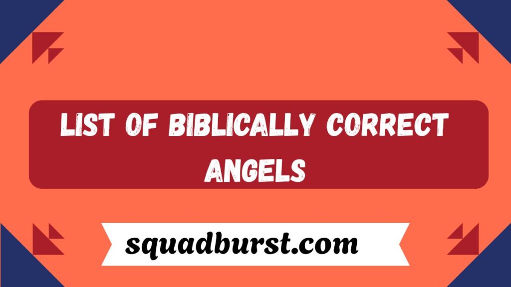 Biblically accurate angels