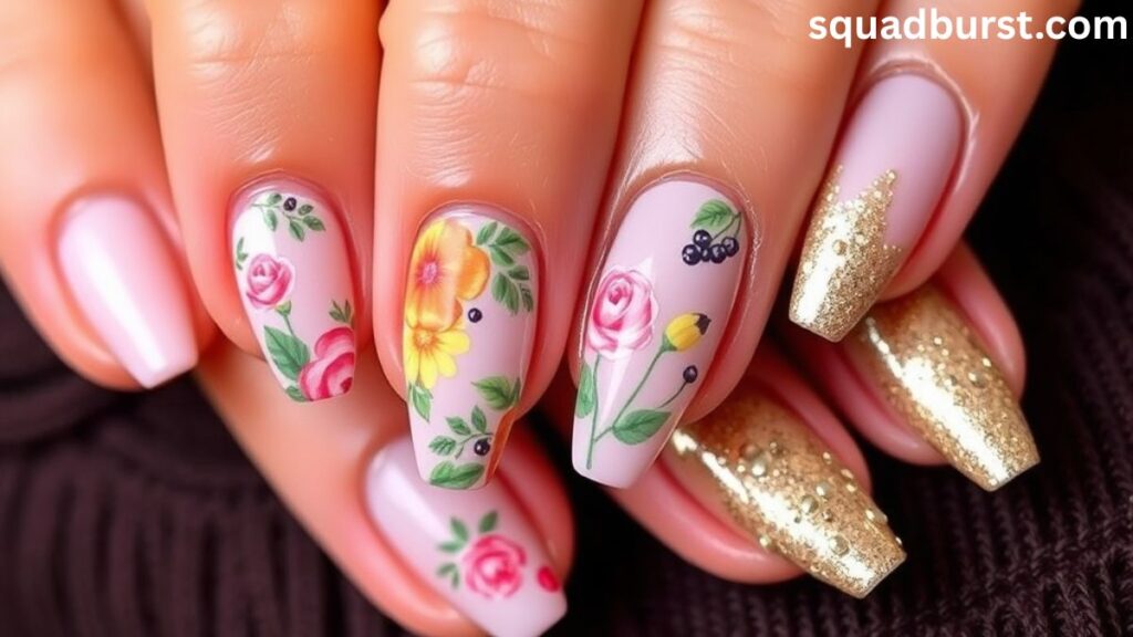 Welcoming the Season in Style: 31 Christmas Wreath Nail Designs!