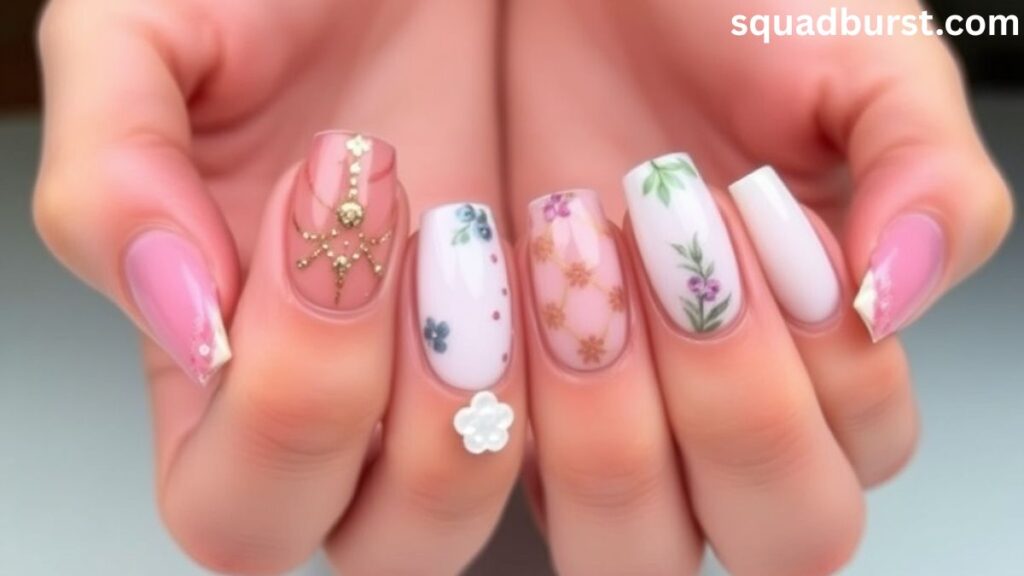 Welcoming the Season in Style: 31 Christmas Wreath Nail Designs!