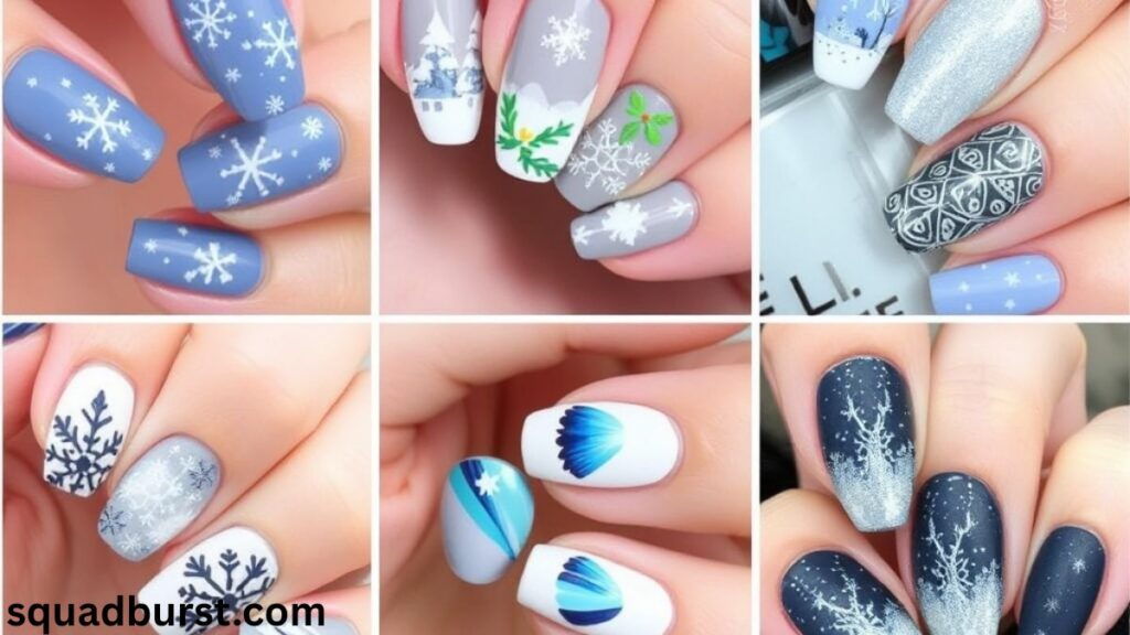 Welcoming the Season in Style: 31 Christmas Wreath Nail Designs!